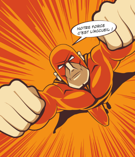 chope et compagnie Le Lion d'Angers Notre force c’est l’accueil !